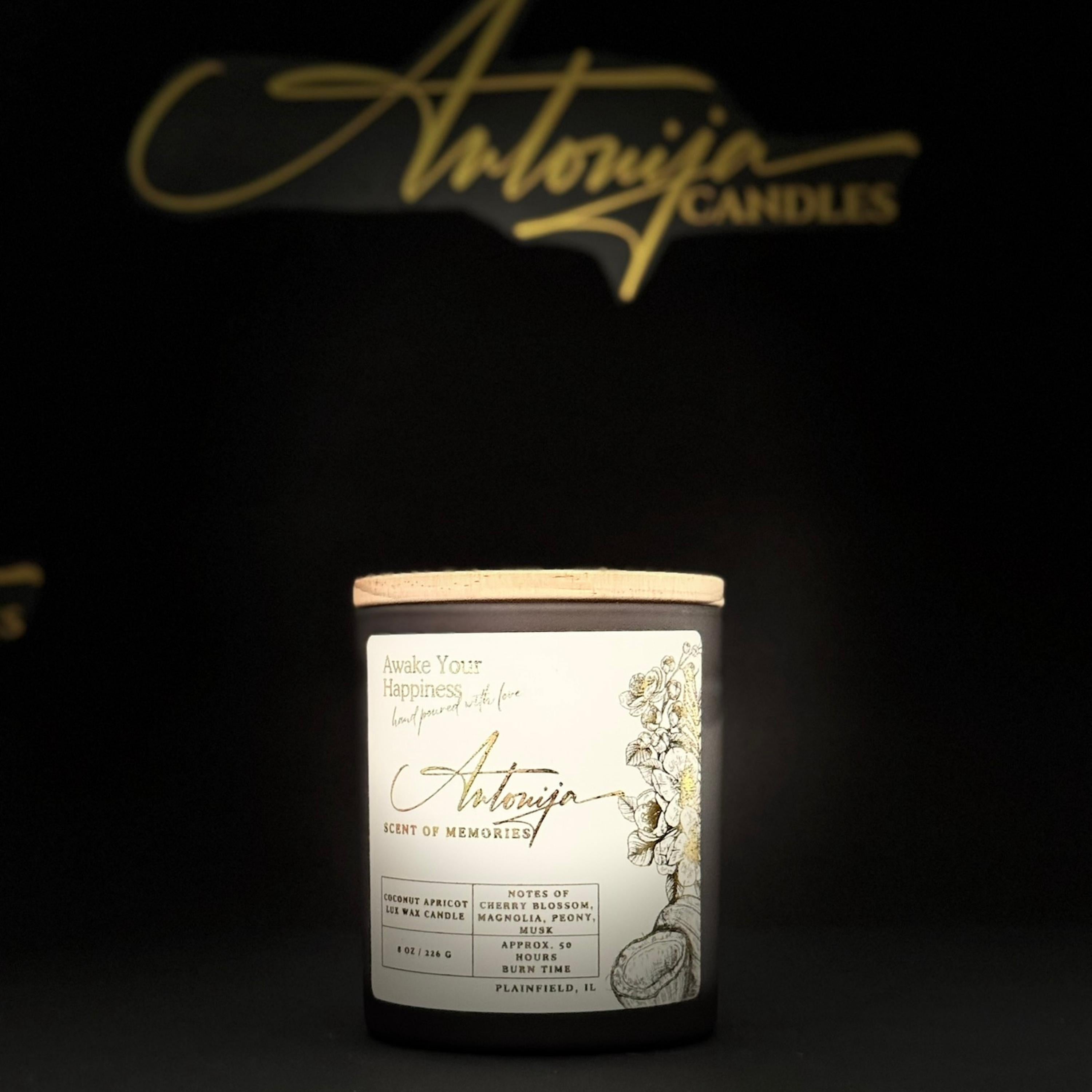 AWAKE YOUR HAPPINESS Candle – Antonija Candles