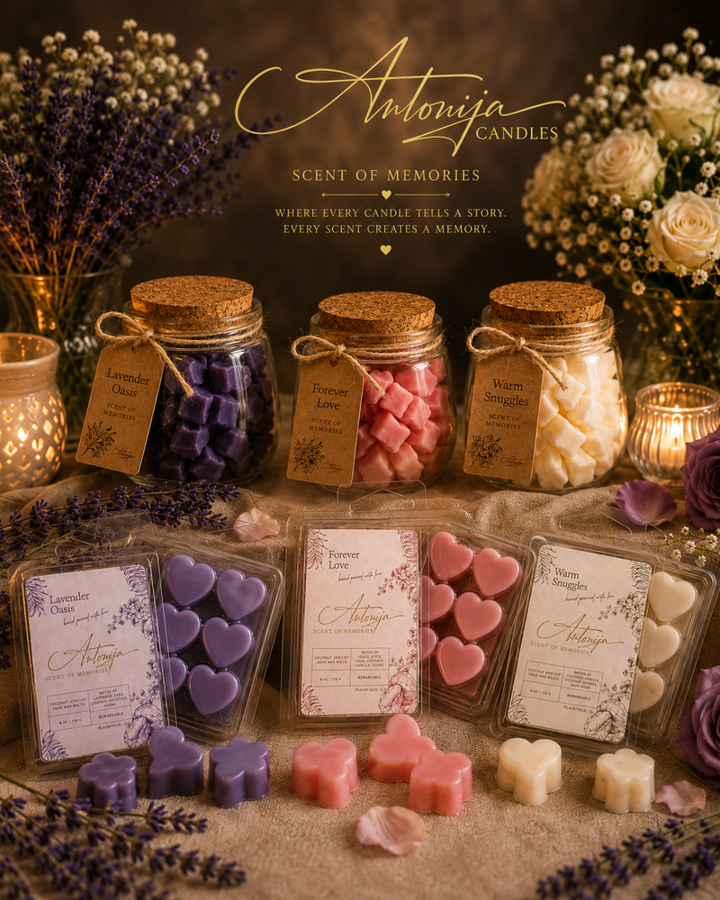 Antonija Signature Wax Melts | Luxury Home Fragrance