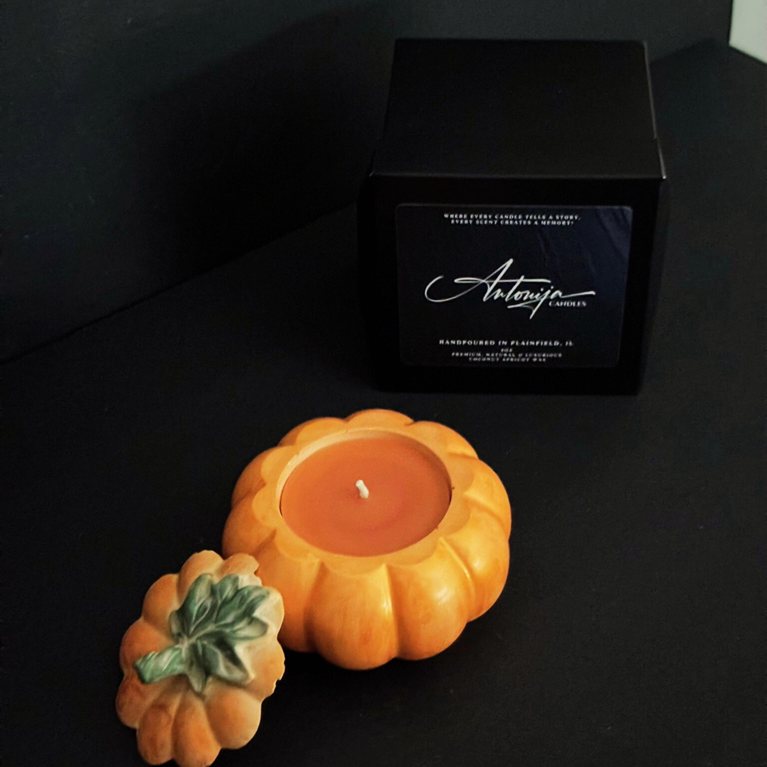 Custom Made Candles in Resin Vessel