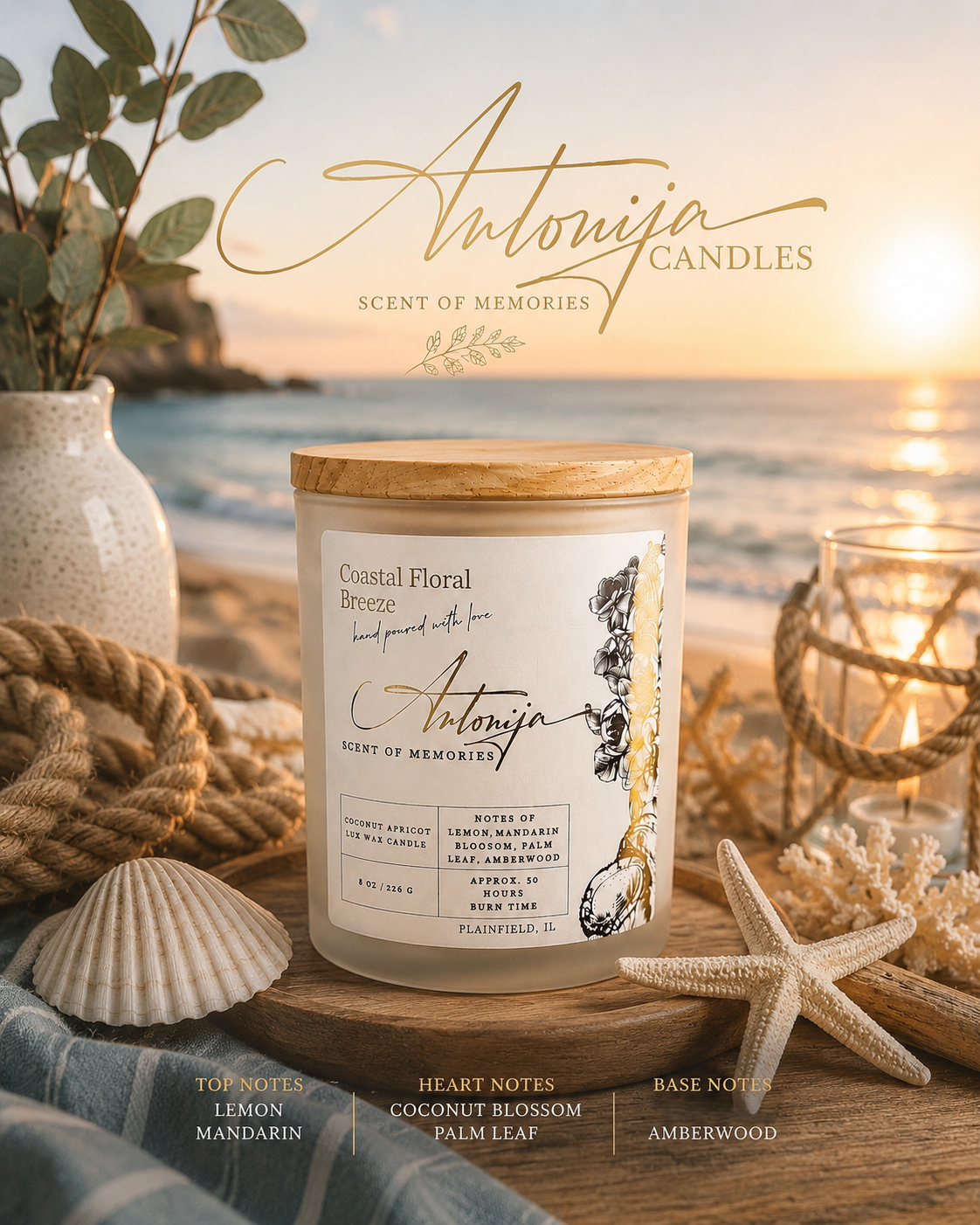 COASTAL FLORAL BREEZE Candle