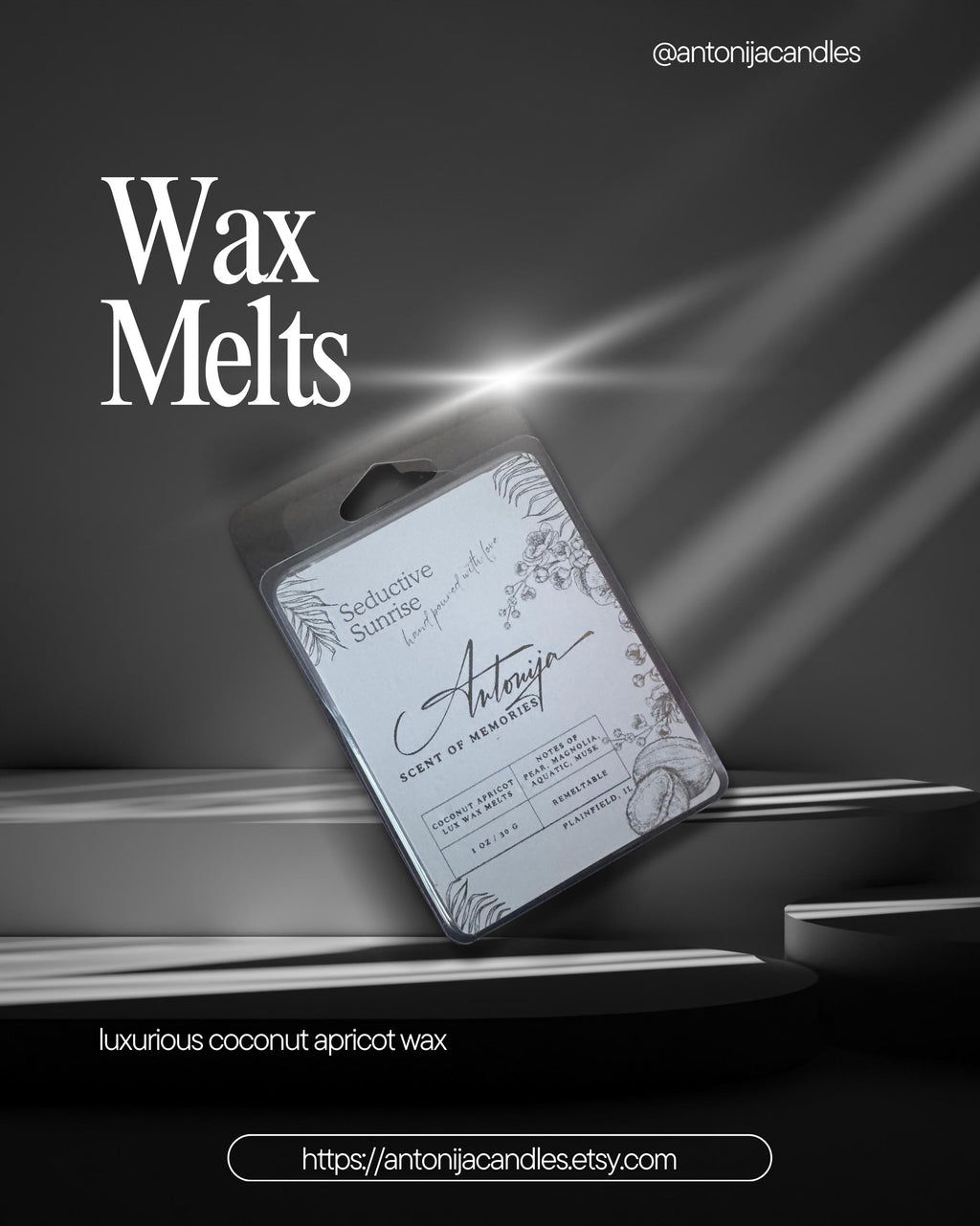 SCENTED HEART SHAPED BEEWSWAX MELTS