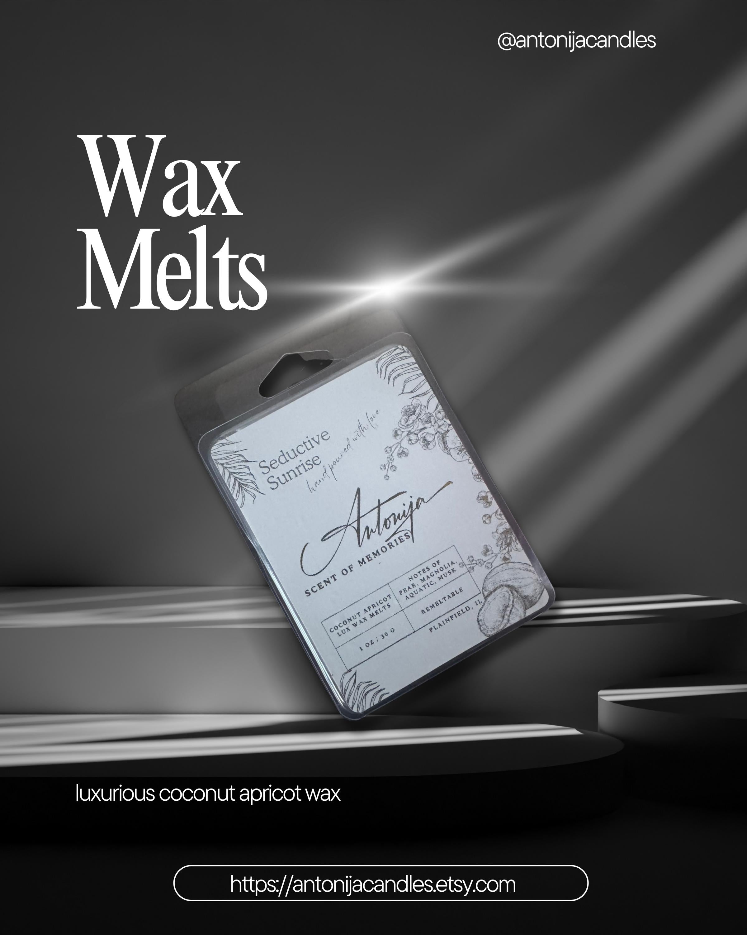 SCENTED HEART SHAPED BEEWSWAX MELTS