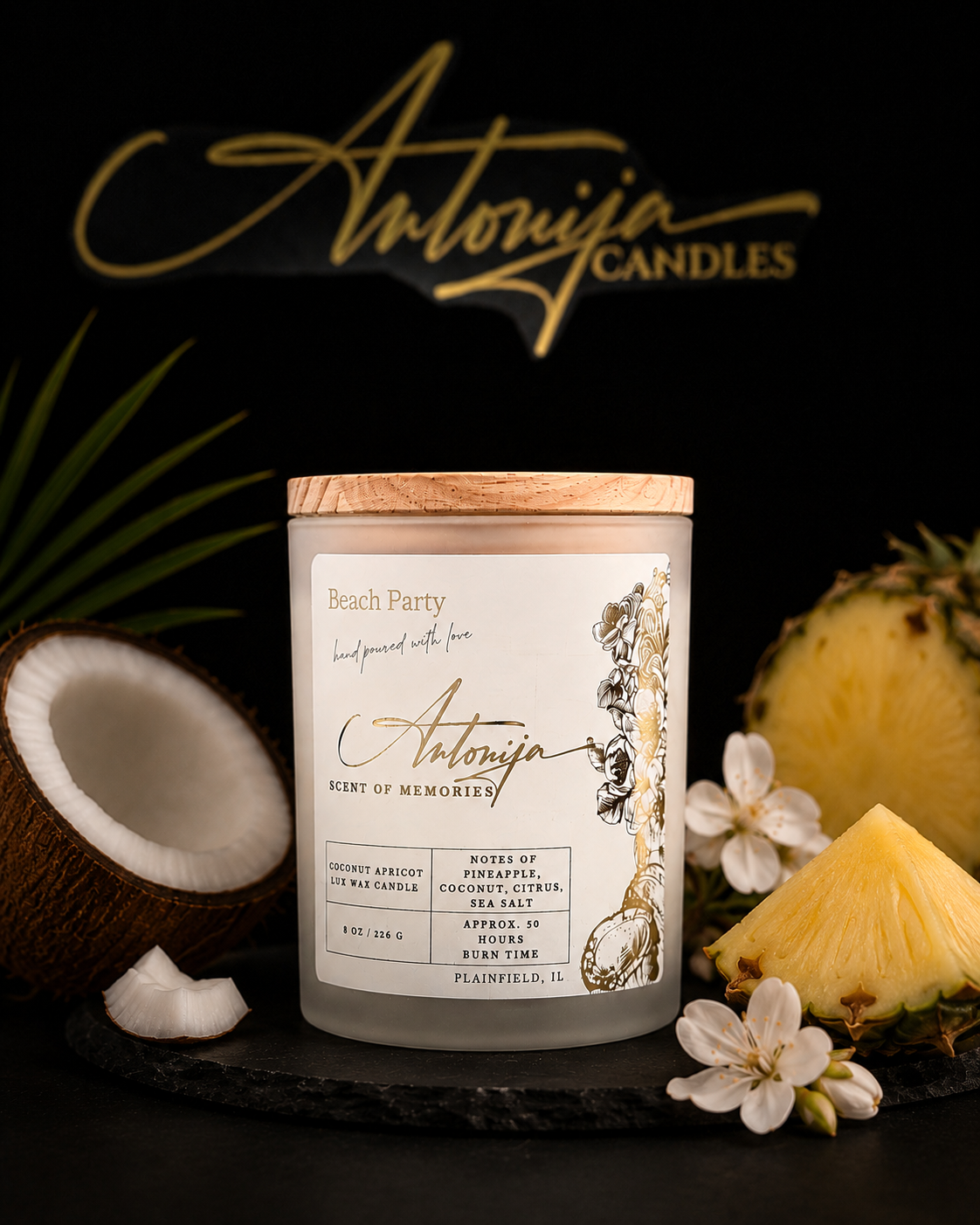 BEACH PARTY Candle