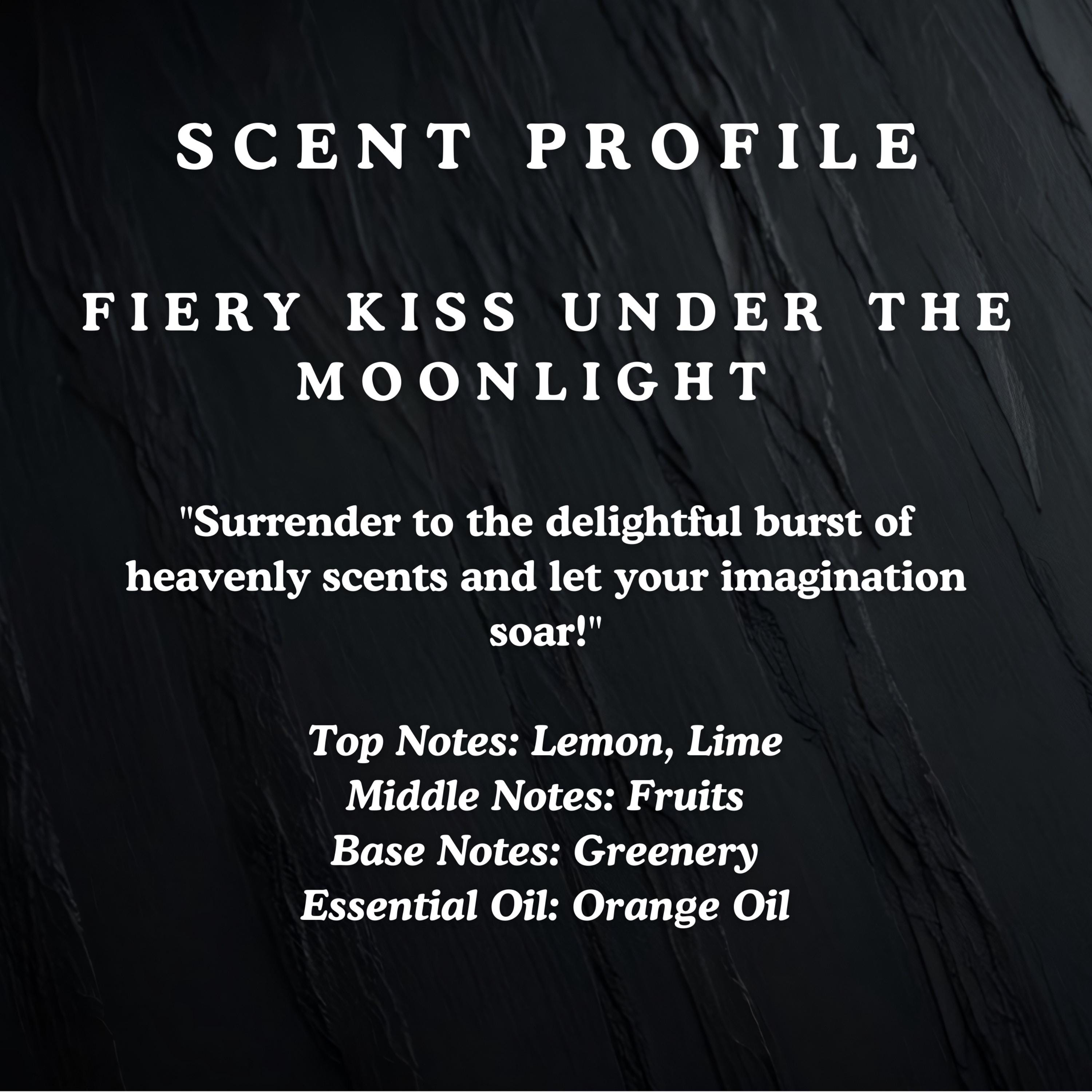 FIERY KISS UNDER THE MOONLIGHT Candle