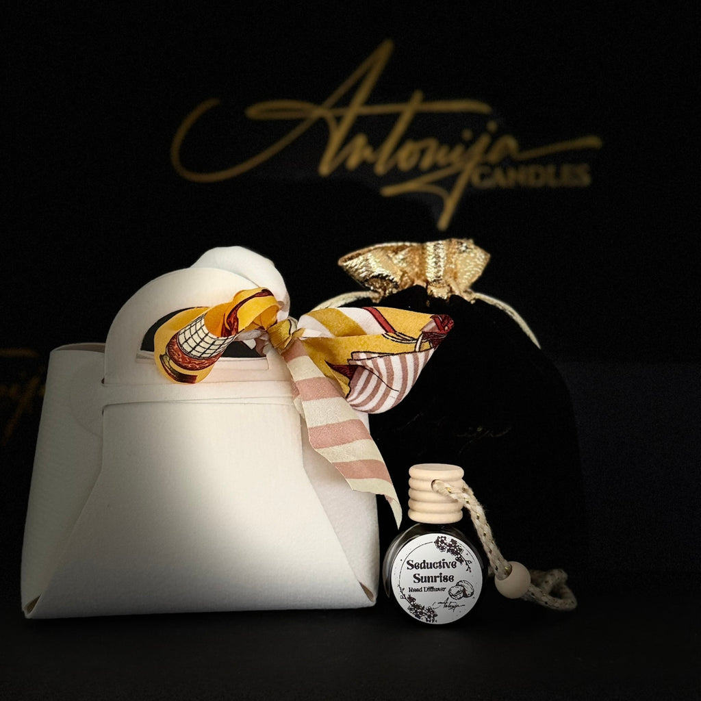 GIFT SET: Custom, Handmade, Scented Candle, Diffuser & Wax Melts