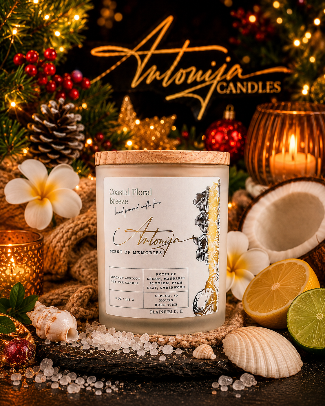 COASTAL FLORAL BREEZE Candle