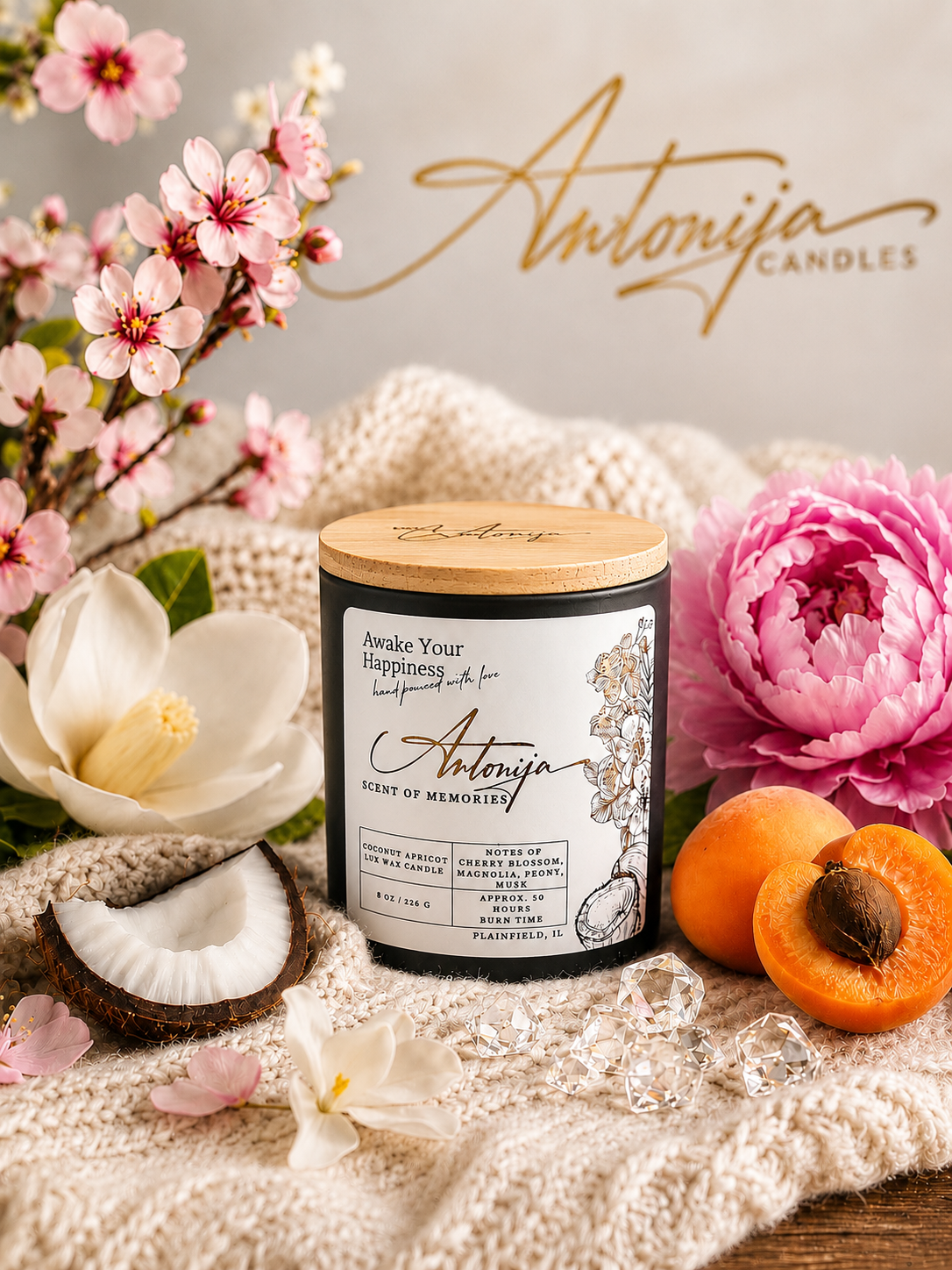 AWAKE YOUR HAPPINESS Candle