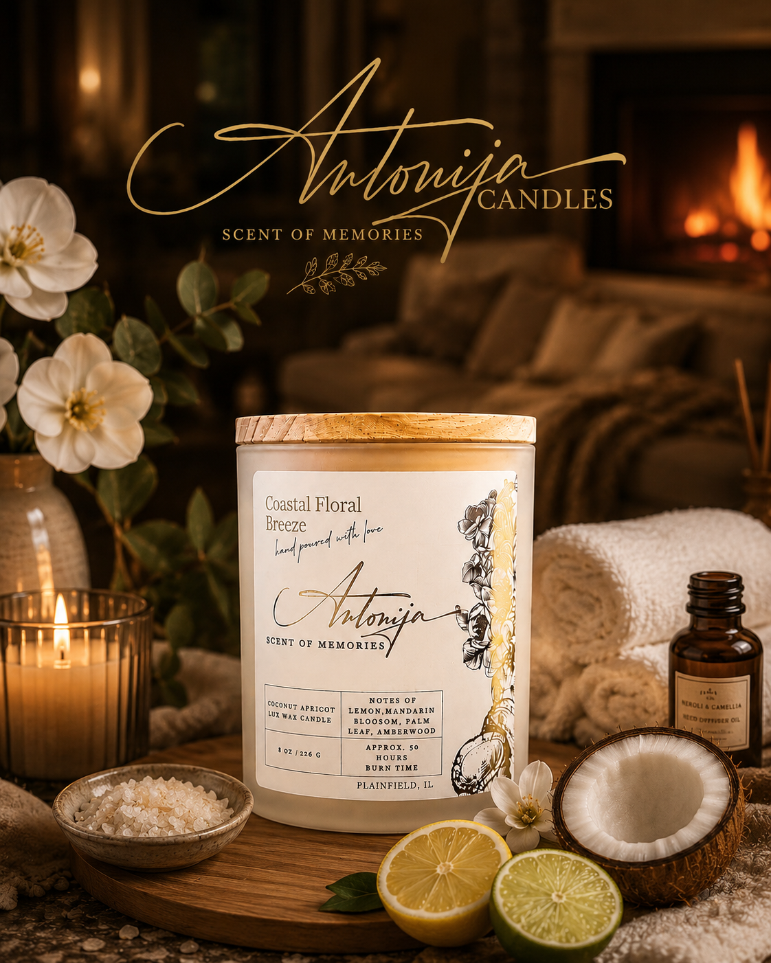 COASTAL FLORAL BREEZE Candle