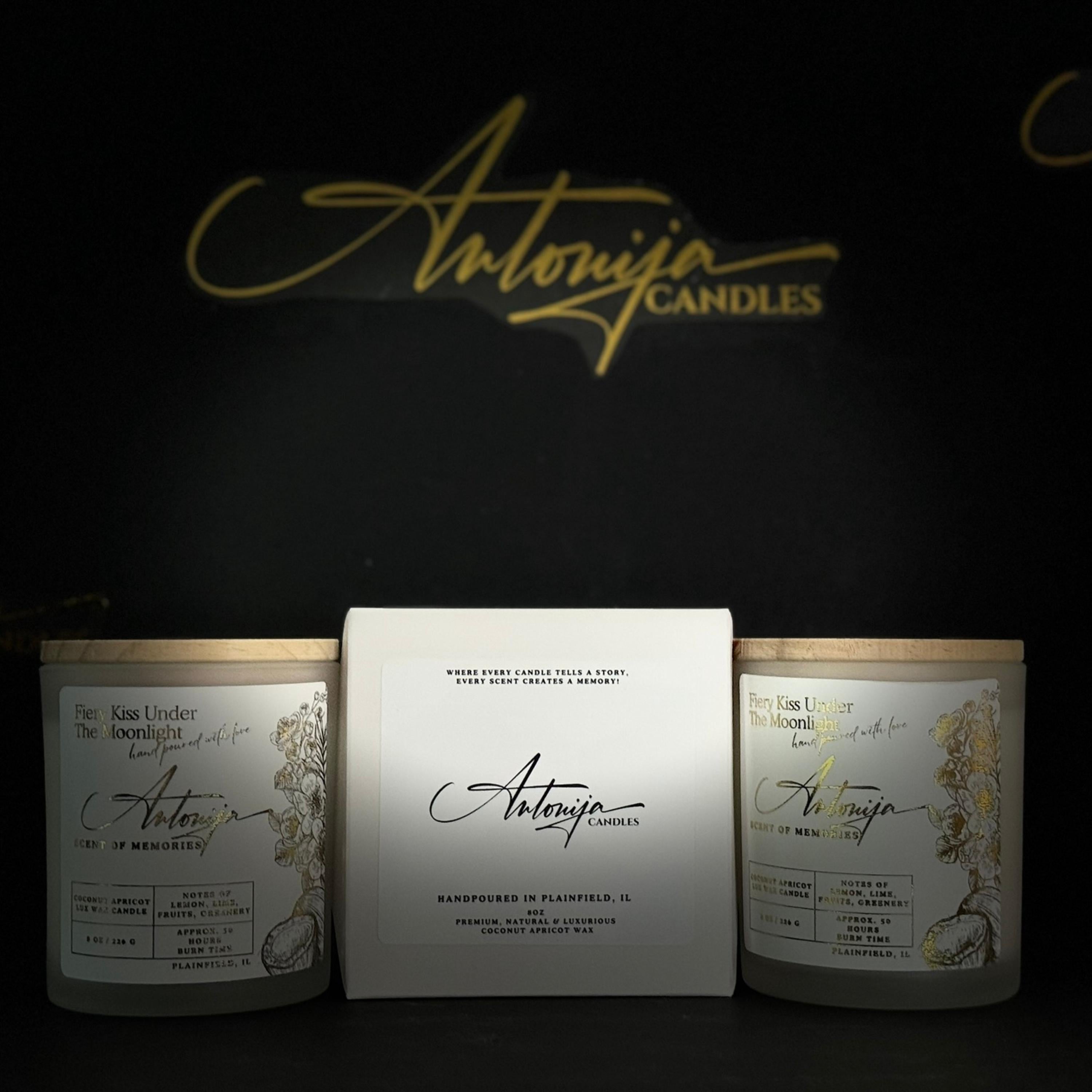 FIERY KISS UNDER THE MOONLIGHT Candle