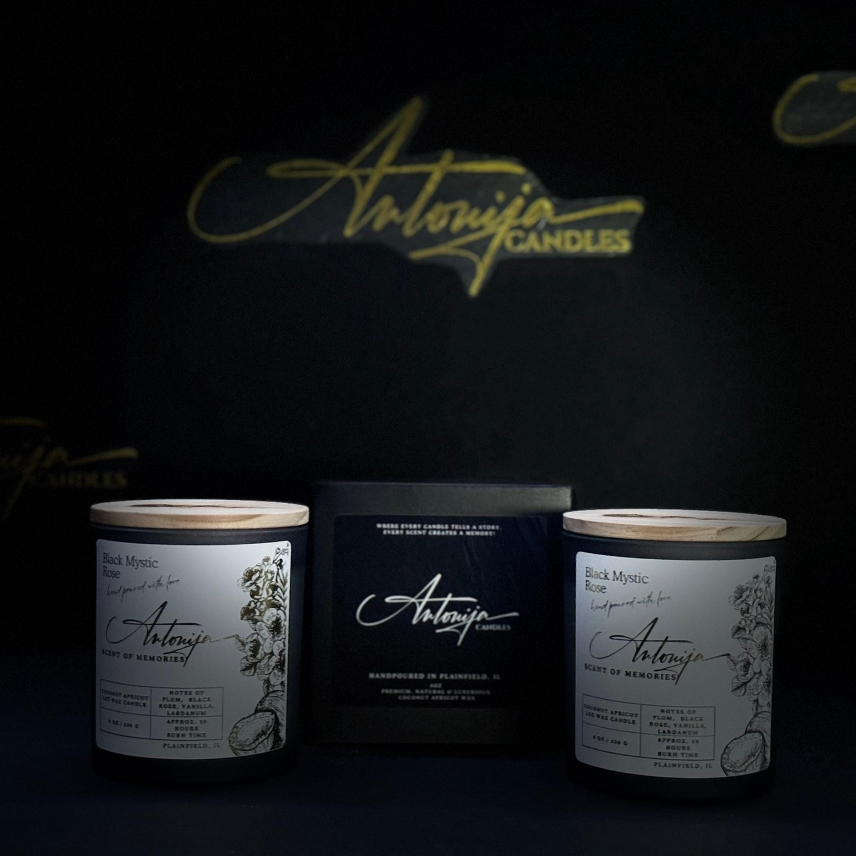 BLACK MYSTIC ROSE Candle