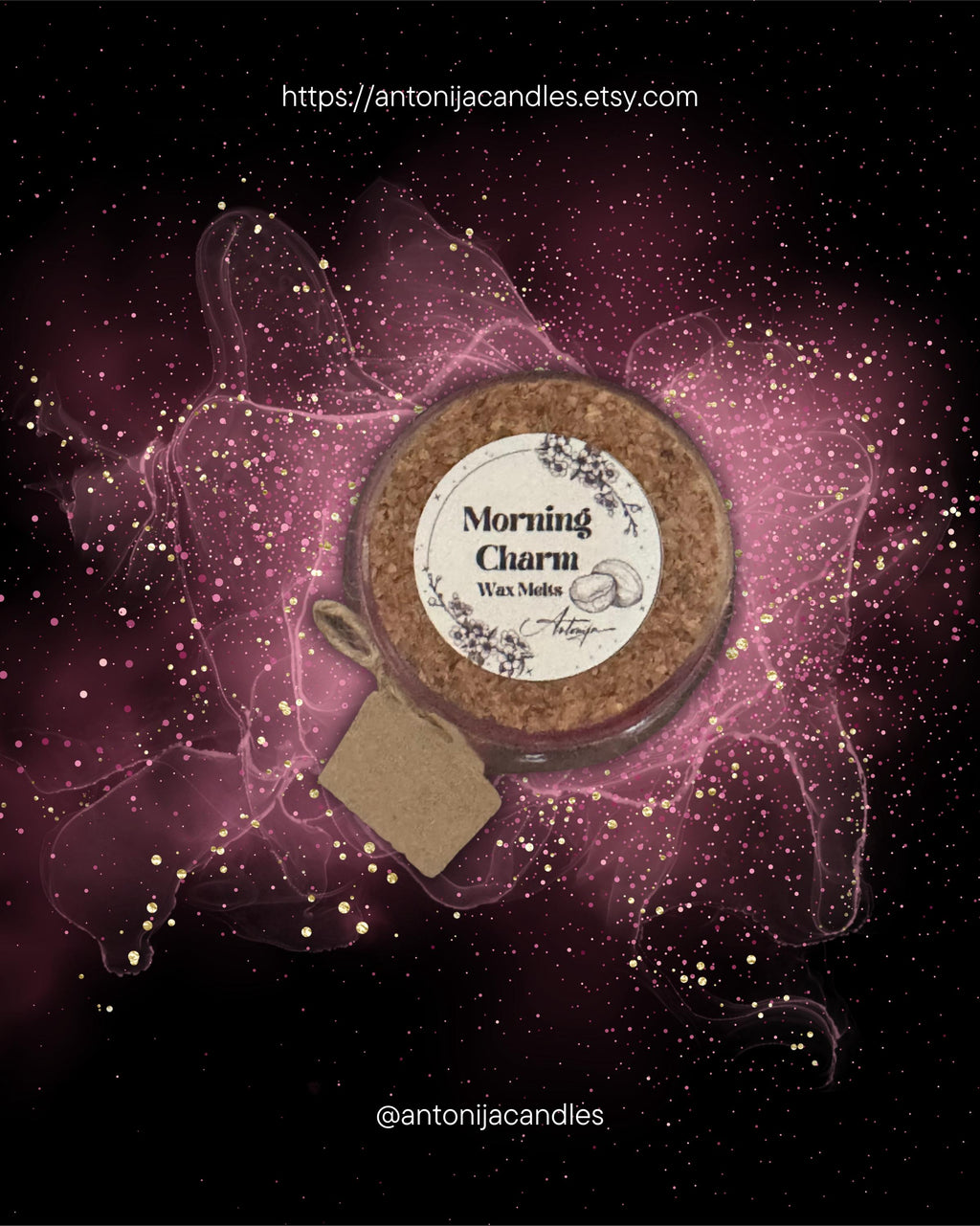 SCENTED MINI HEART SHAPED BEESWAX MELTS