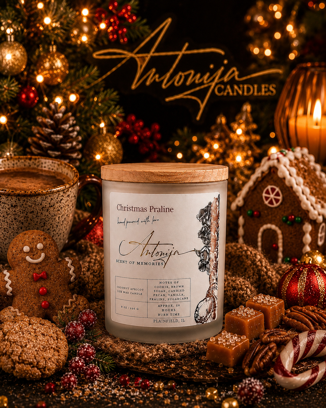 CHRISTMAS PRALINE Candle