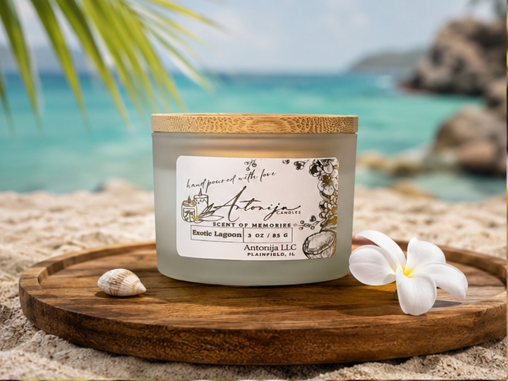 EXOTIC LAGOON - Petite Candle - 3oz