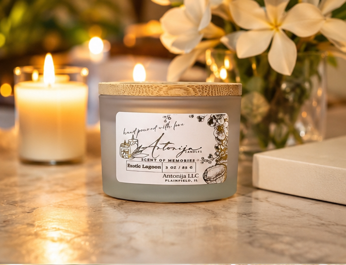 EXOTIC LAGOON - Petite Candle - 3oz