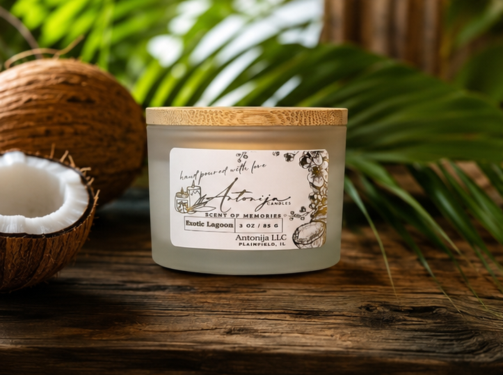 EXOTIC LAGOON - Petite Candle - 3oz