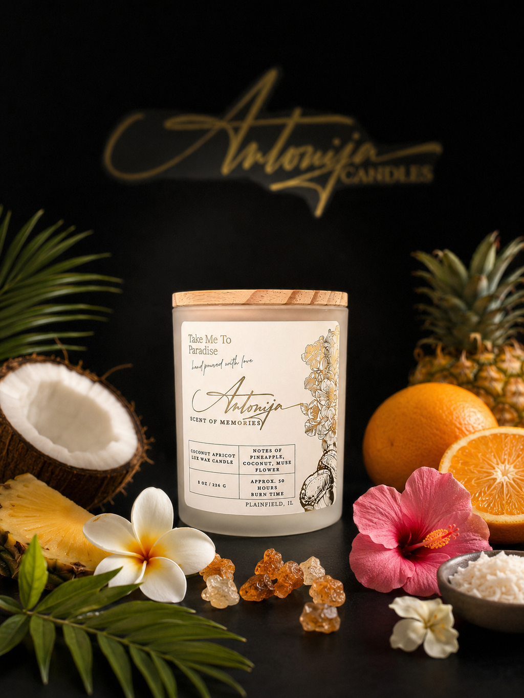 TAKE ME TO PARADISE Candle