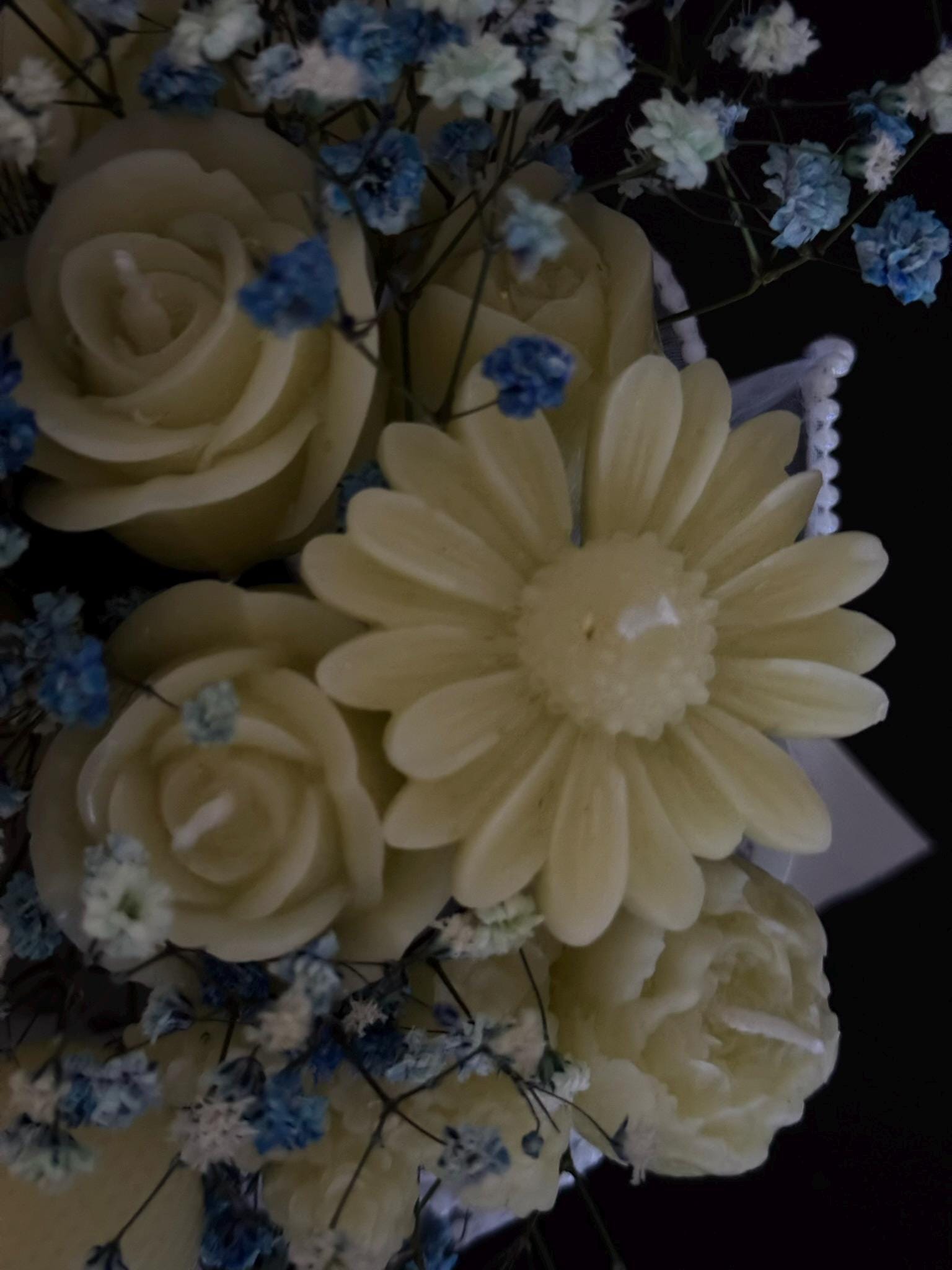 Букет од свеќи од пчелин восок