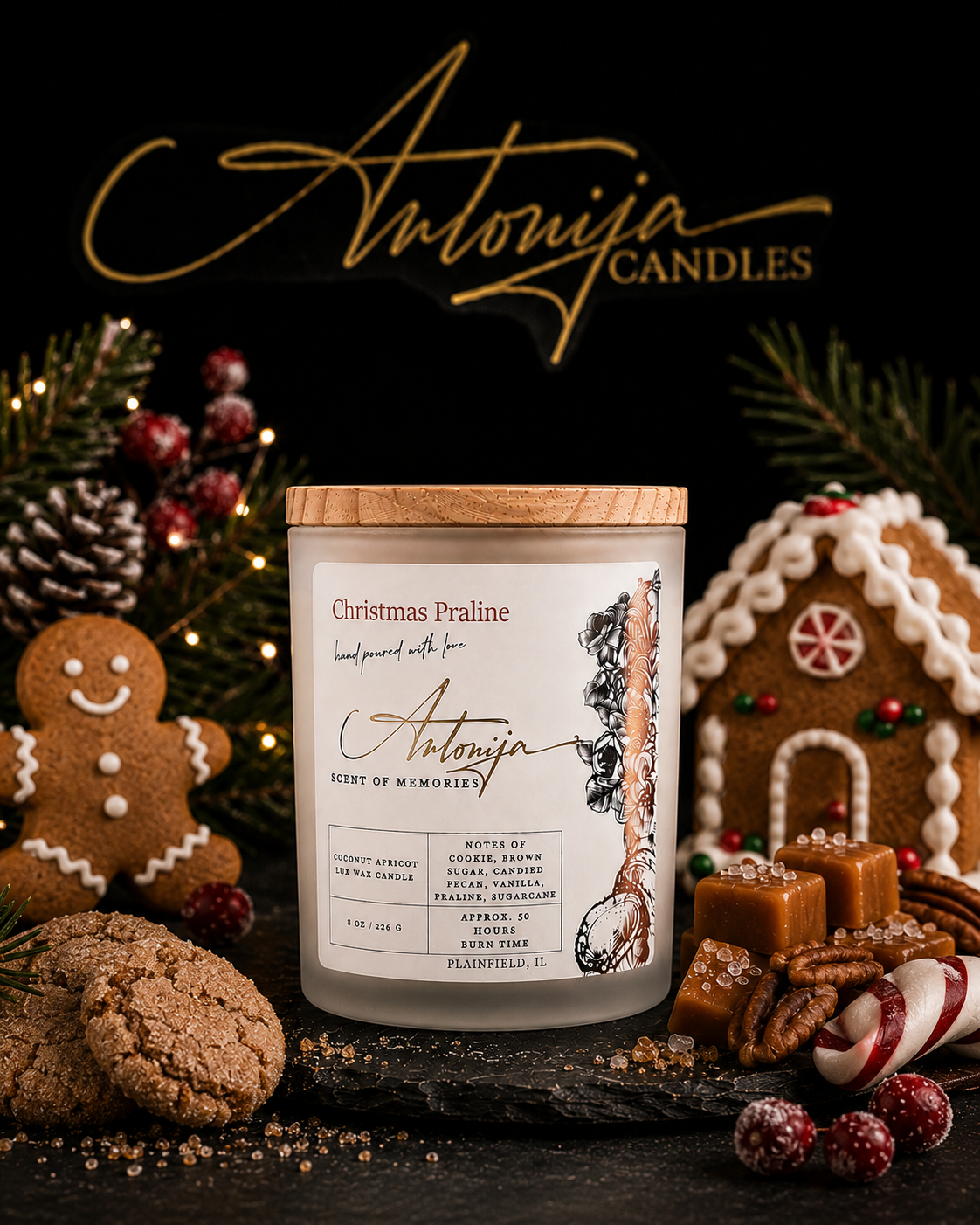 CHRISTMAS PRALINE Candle