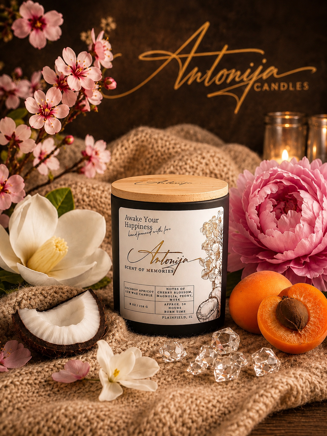 AWAKE YOUR HAPPINESS Candle