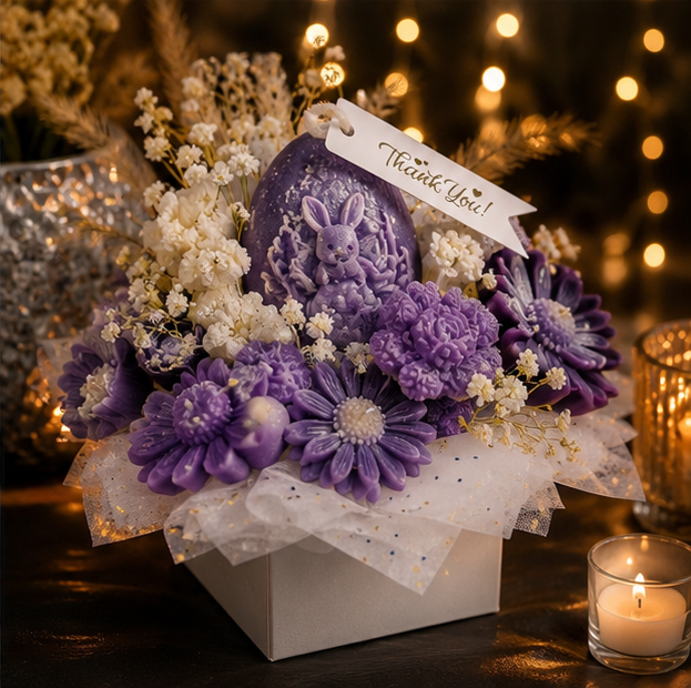 BEESWAX CANDLE BOUQUET