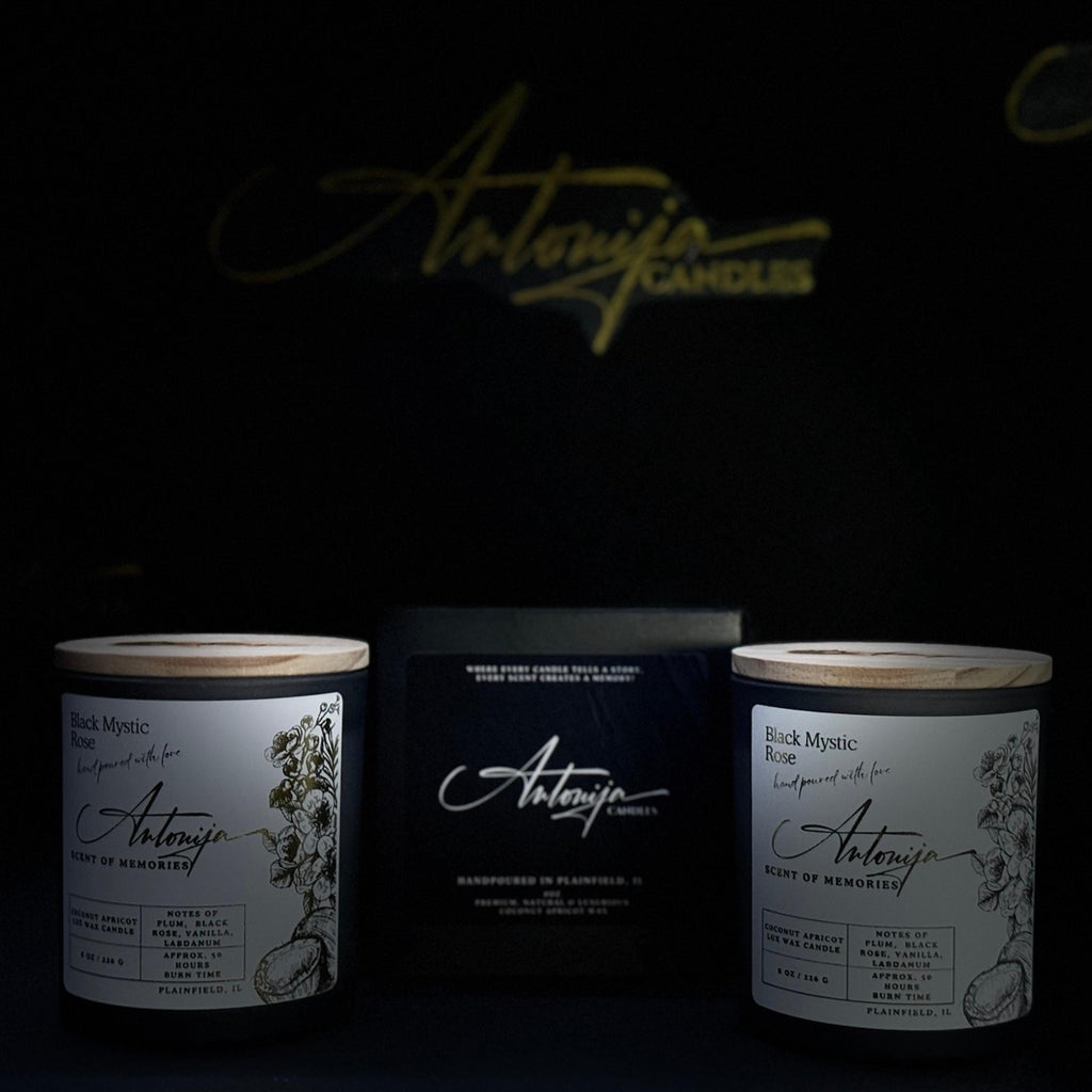 BLACK MYSTIC ROSE Candle