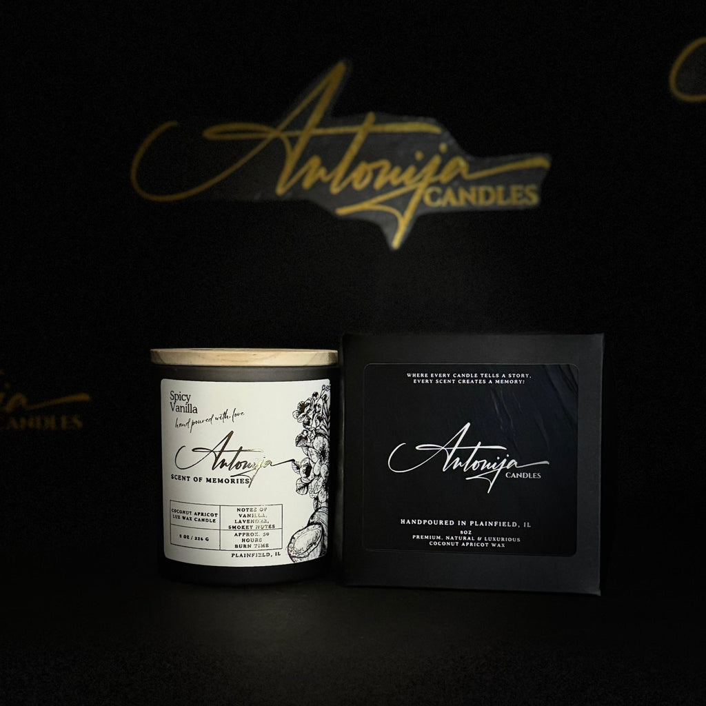 Свеќа со вкус на лута ванила