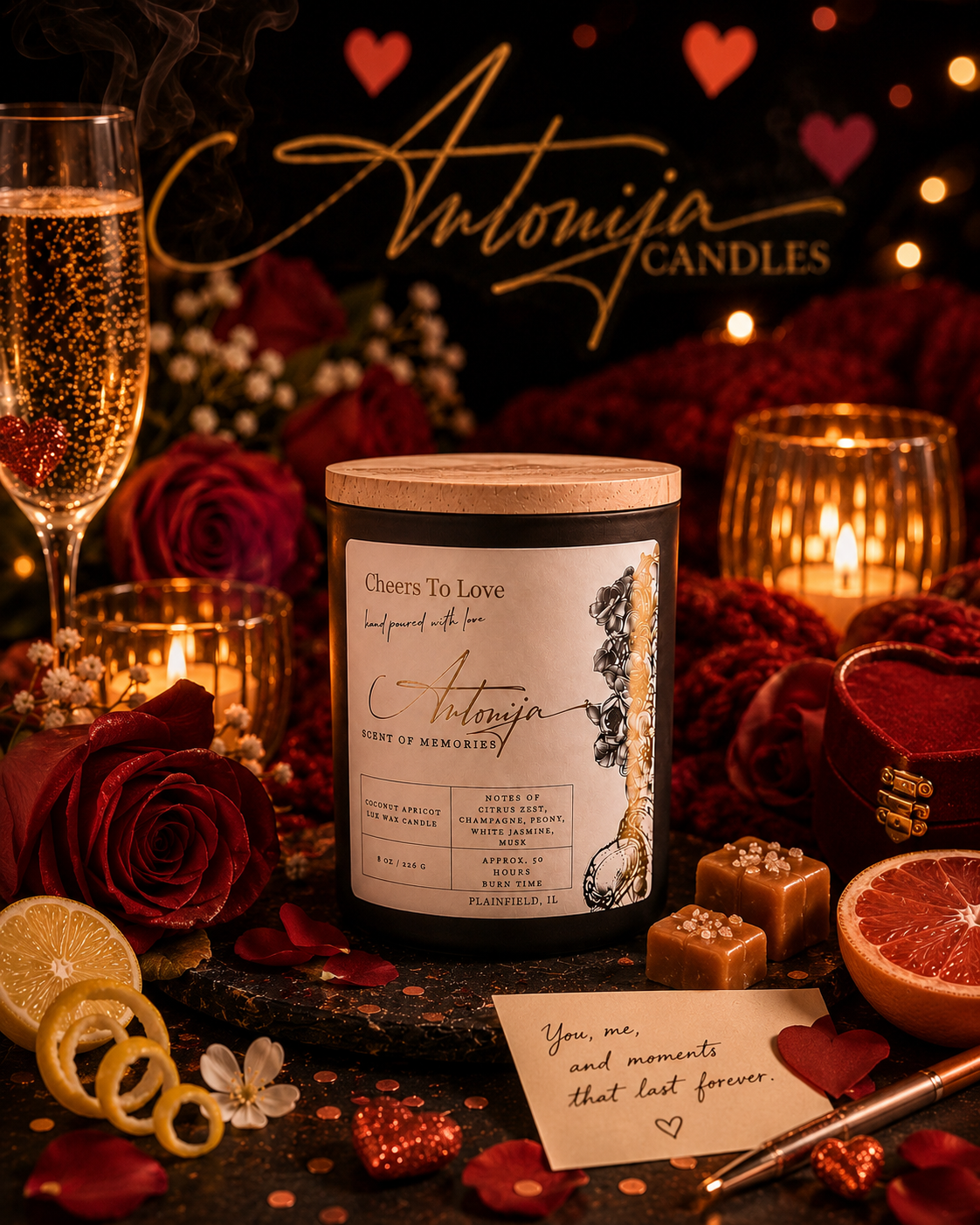 CHEERS TO LOVE Candle