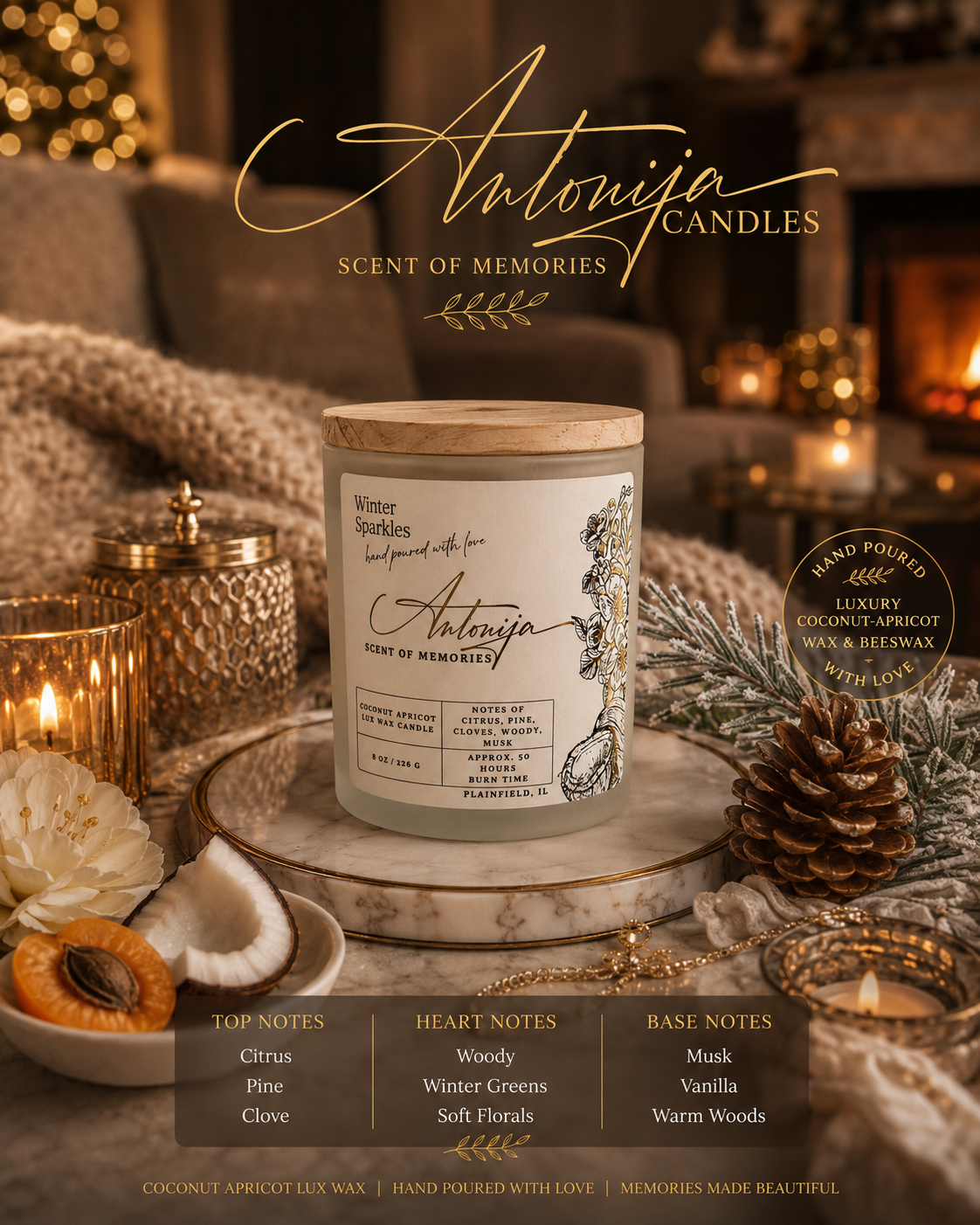 MERRY HEARTS Candle