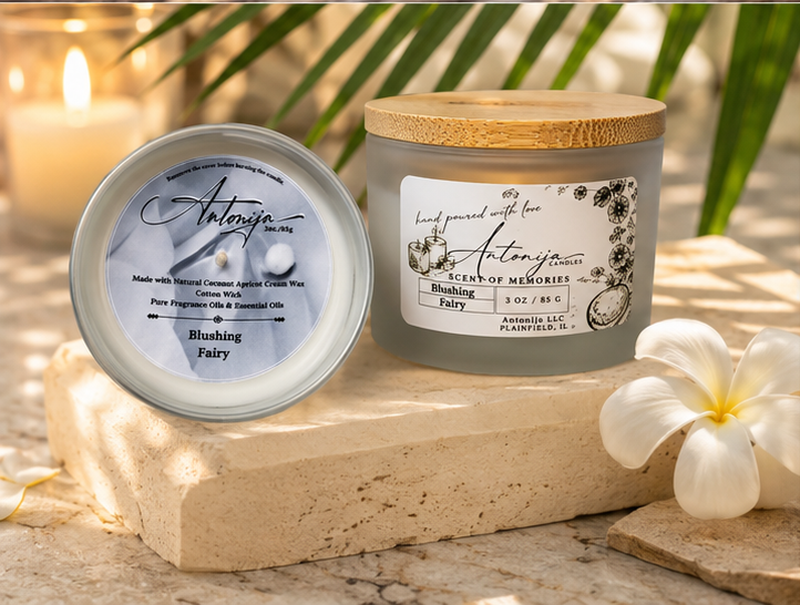 BLUSHING FAIRY - Petite Candle - 3oz