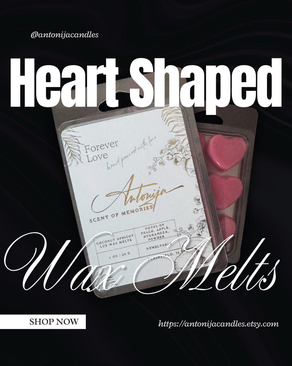 SCENTED HEART SHAPED BEEWSWAX MELTS