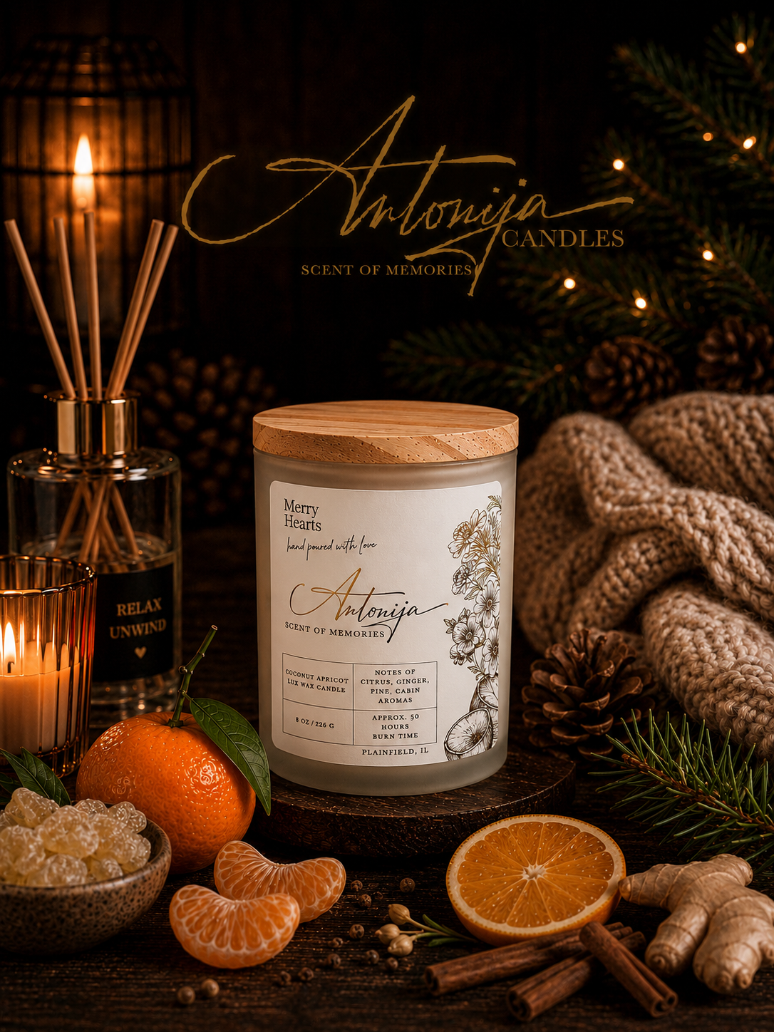 MERRY HEARTS Candle