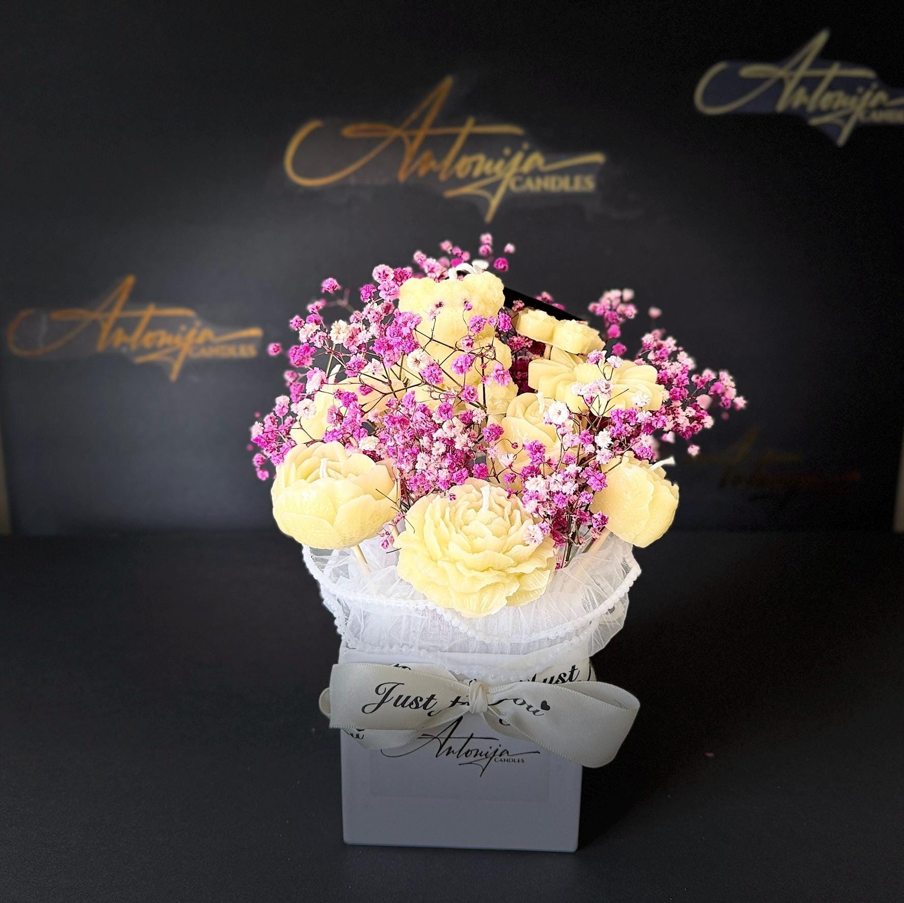 Букет од свеќи од пчелин восок