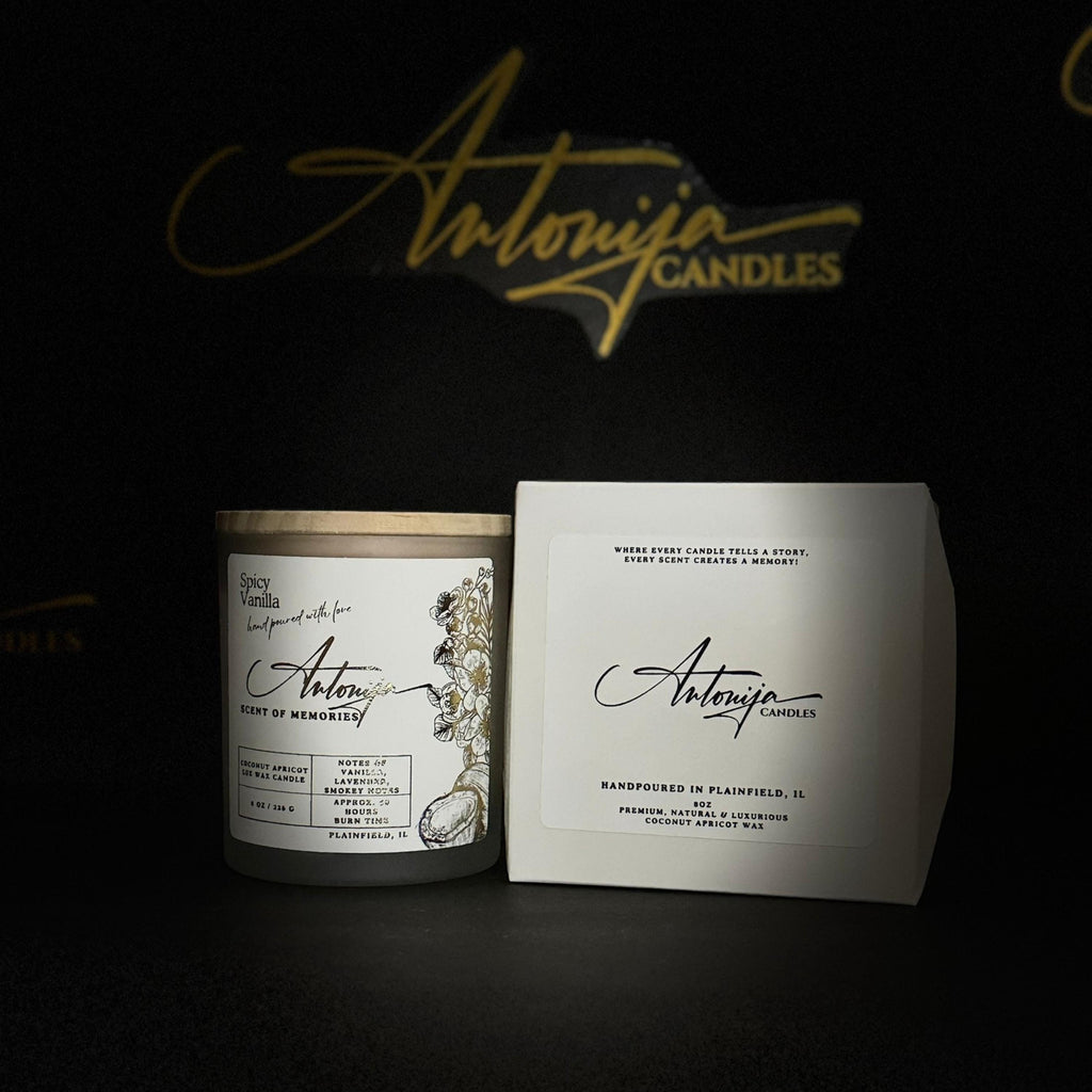 Свеќа со вкус на лута ванила