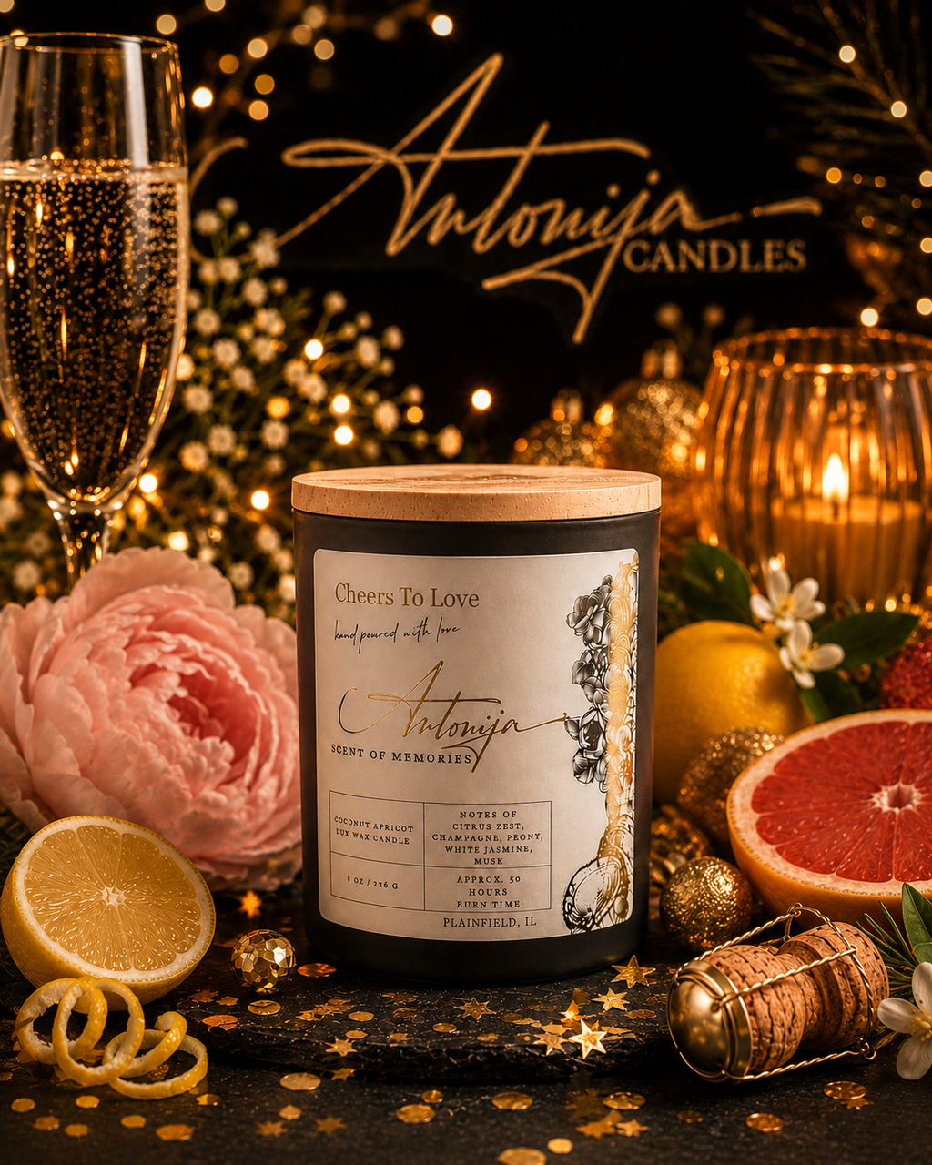 CHEERS TO LOVE Candle
