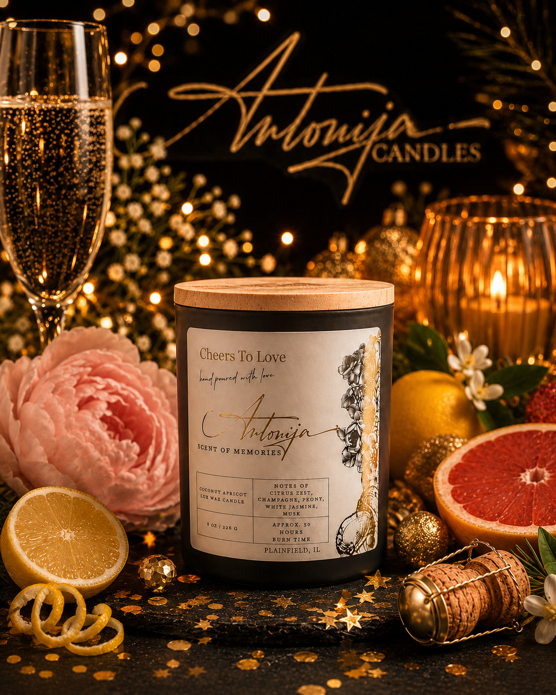 CHEERS TO LOVE Candle