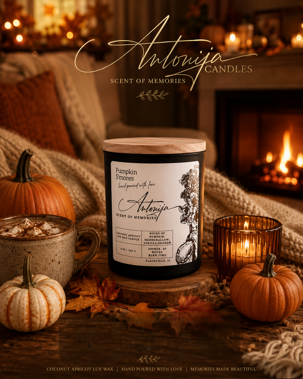 PUMPKIN S'MORES Candle