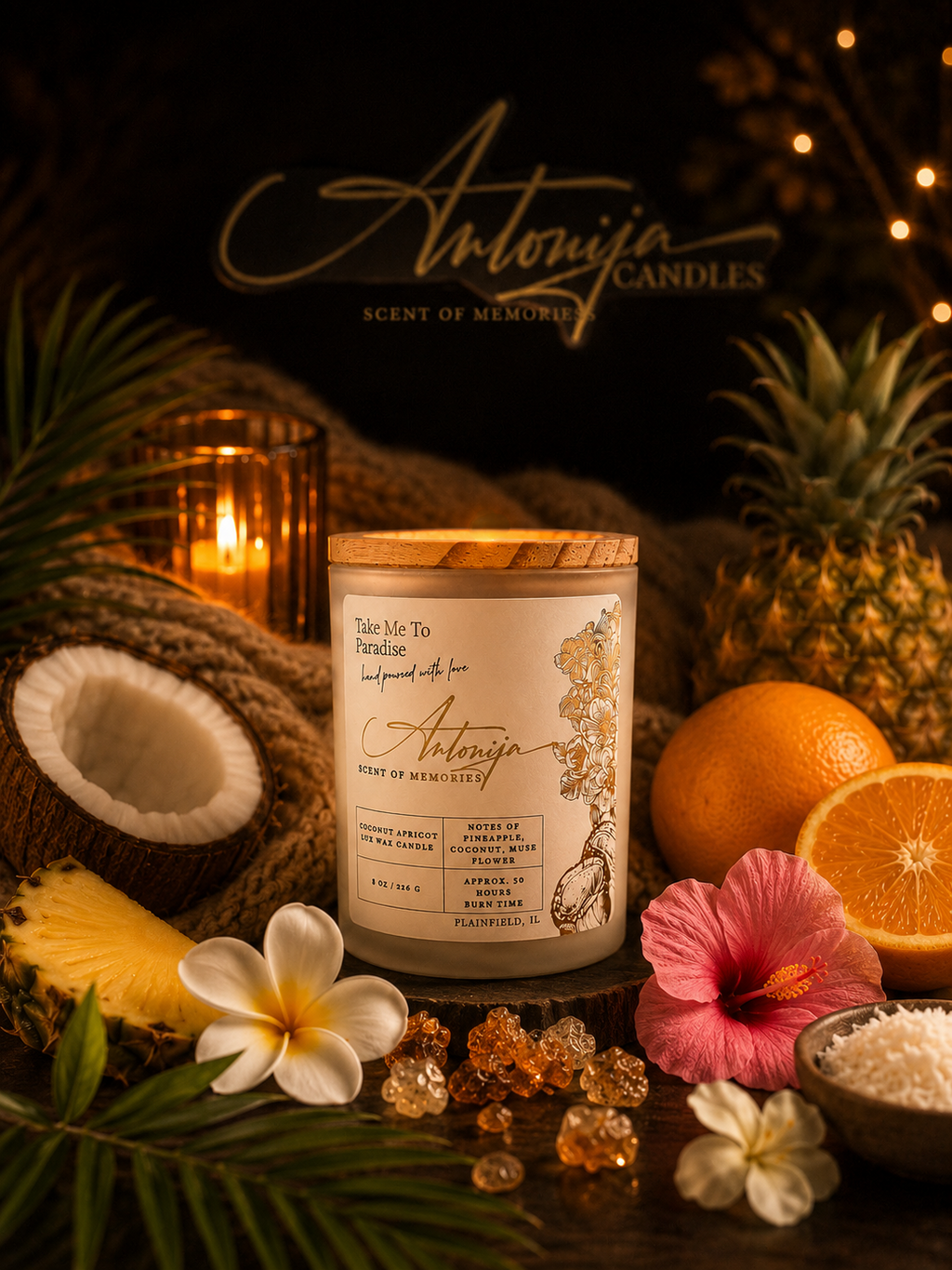 TAKE ME TO PARADISE Candle