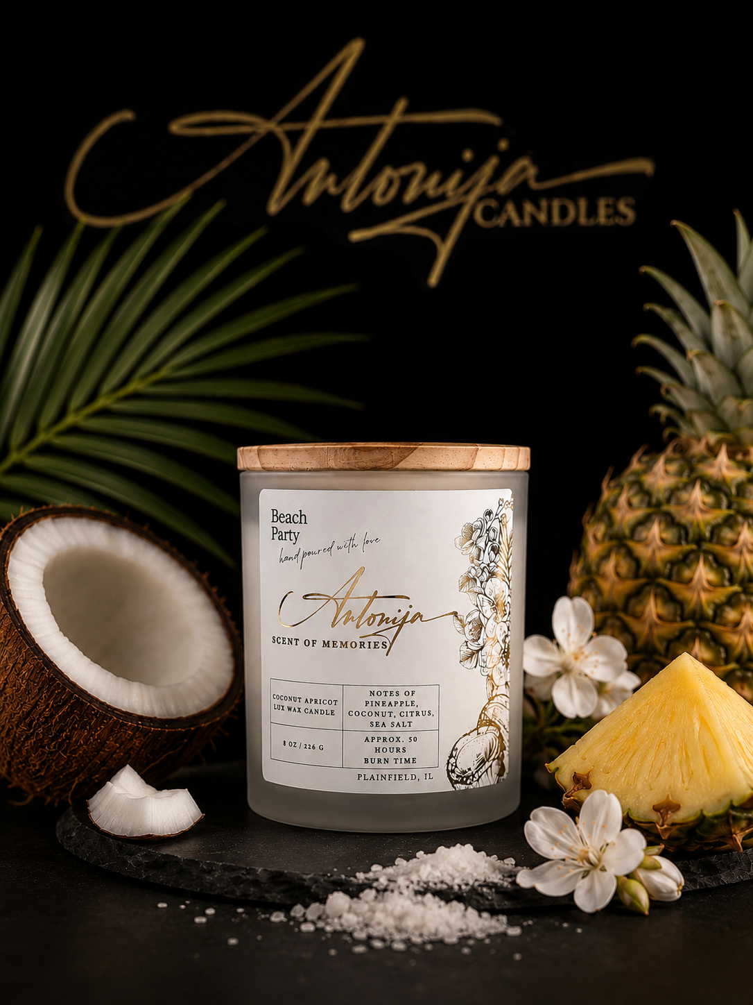 BEACH PARTY Candle