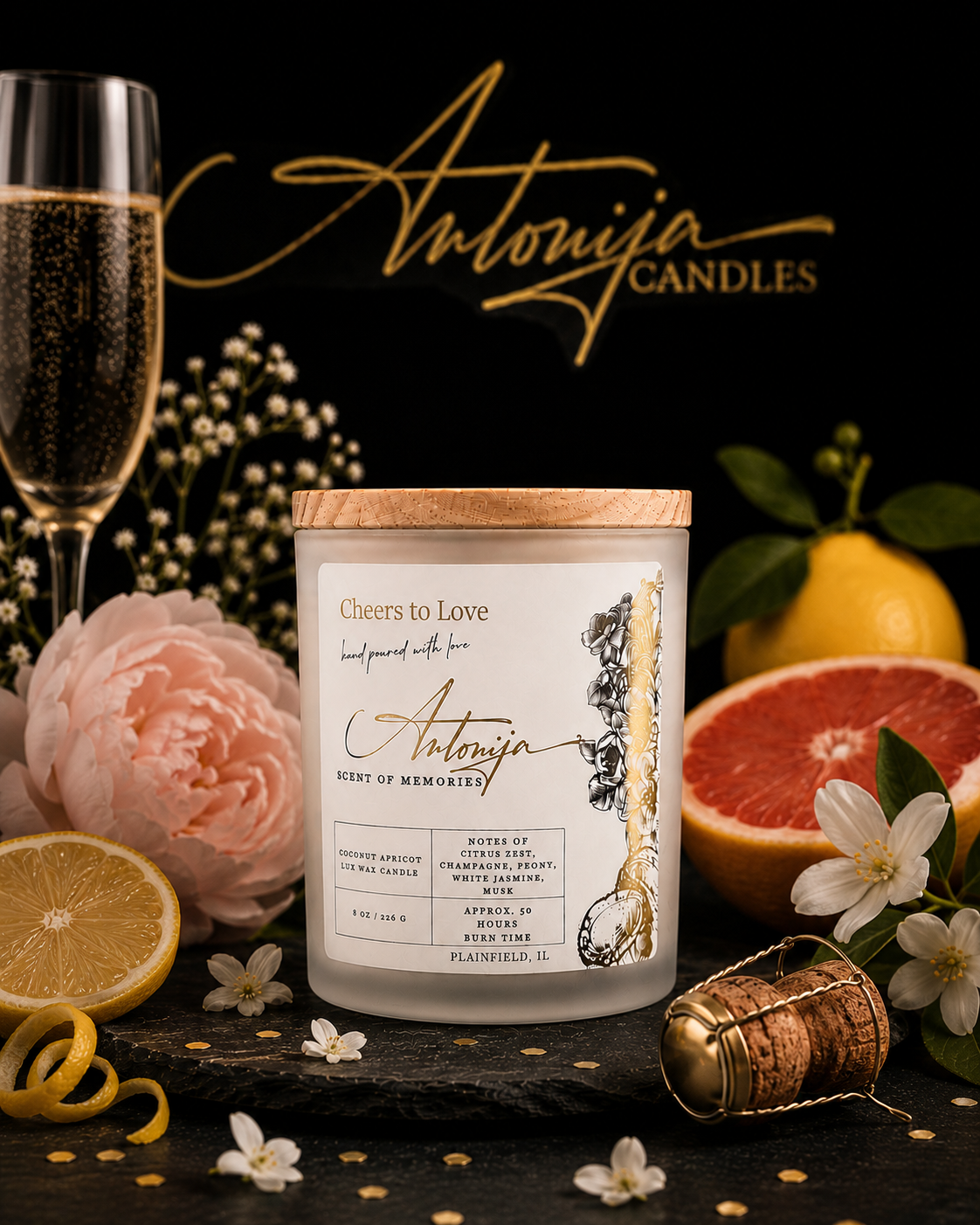CHEERS TO LOVE Candle