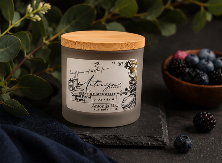COSTAL FLORAL BREEZE - Petite Candle - 3oz