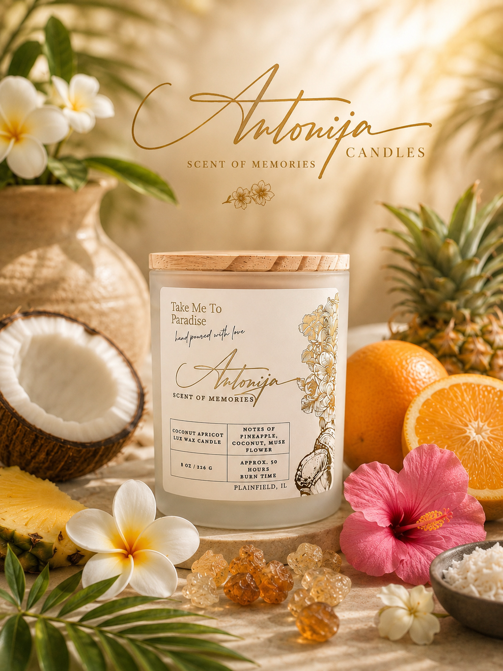 TAKE ME TO PARADISE Candle