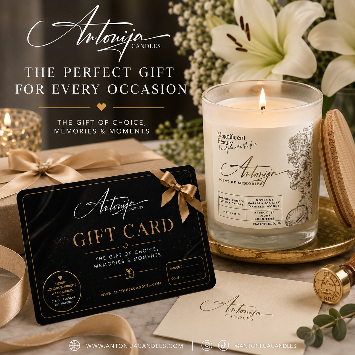Antonija Candles Gift Card