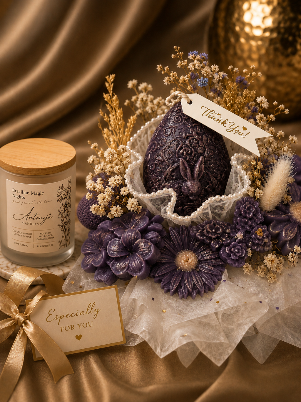 Signature Beeswax Candle Bouquet