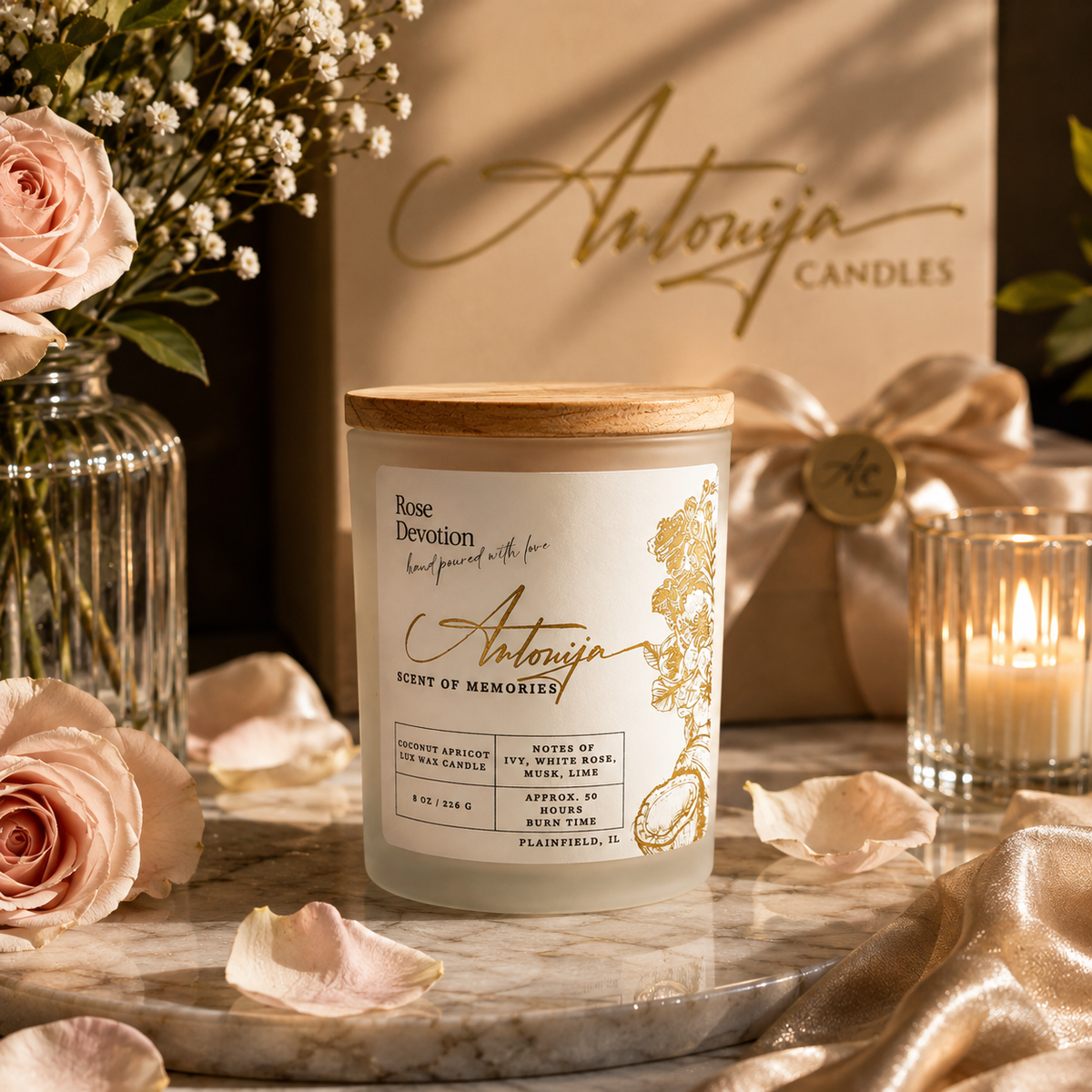 ROSE DEVOTION Candle