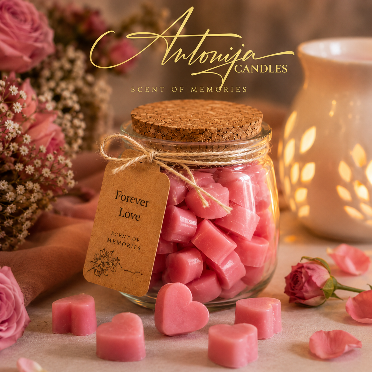 ❤️ Mini Heart-Shaped Scented Beeswax Melts