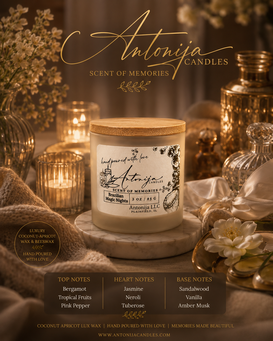 BRAZILIAN MAGIC NIGHTS - Petite Candle - 3oz