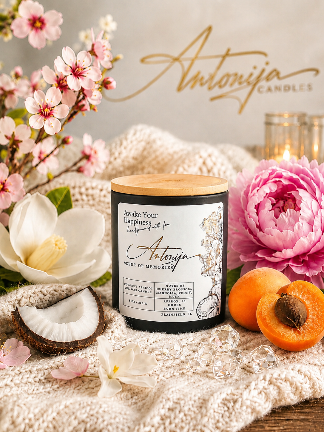 AWAKE YOUR HAPPINESS Candle