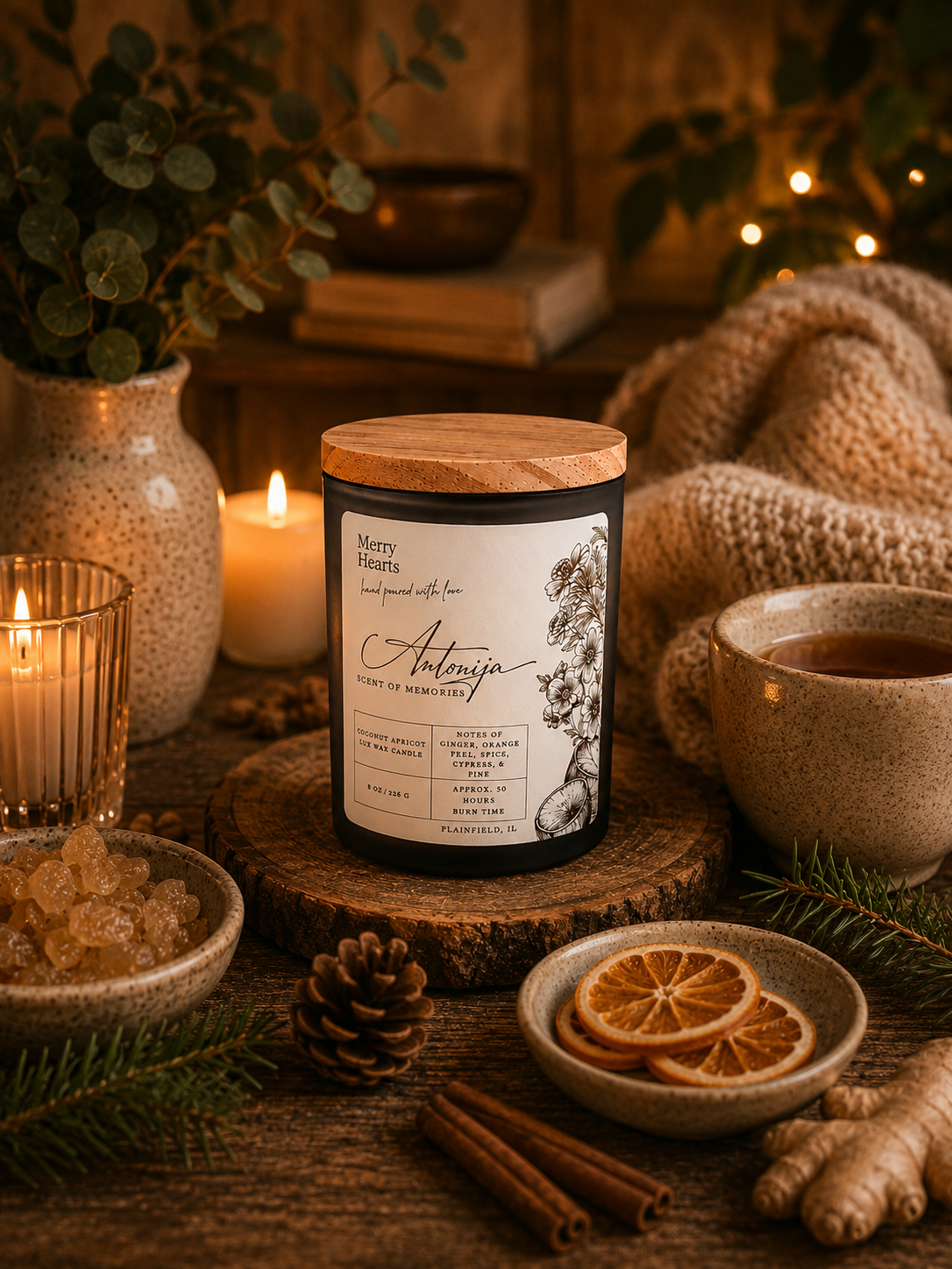 MERRY HEARTS Candle