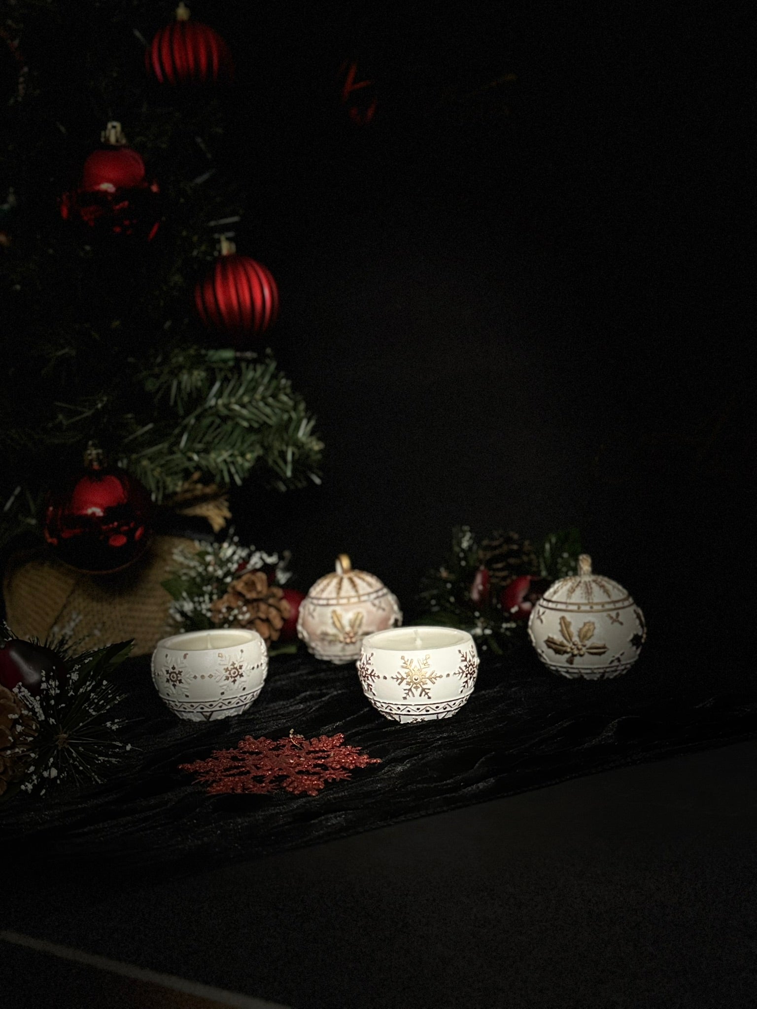 Christmas Candle Ornaments
