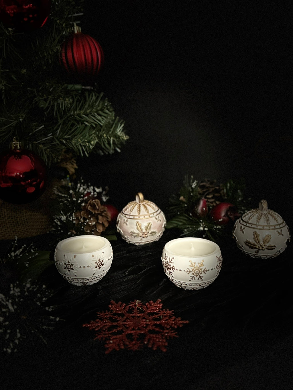 Christmas Candle Ornaments